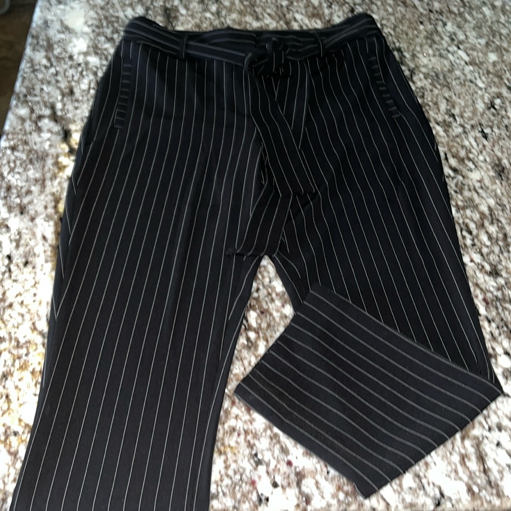 Rachel Zoe Pinstripe Crop Pant 6